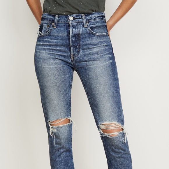 Moussy Vintage Beckton tapered Jean size 24 - Picture 1 of 5